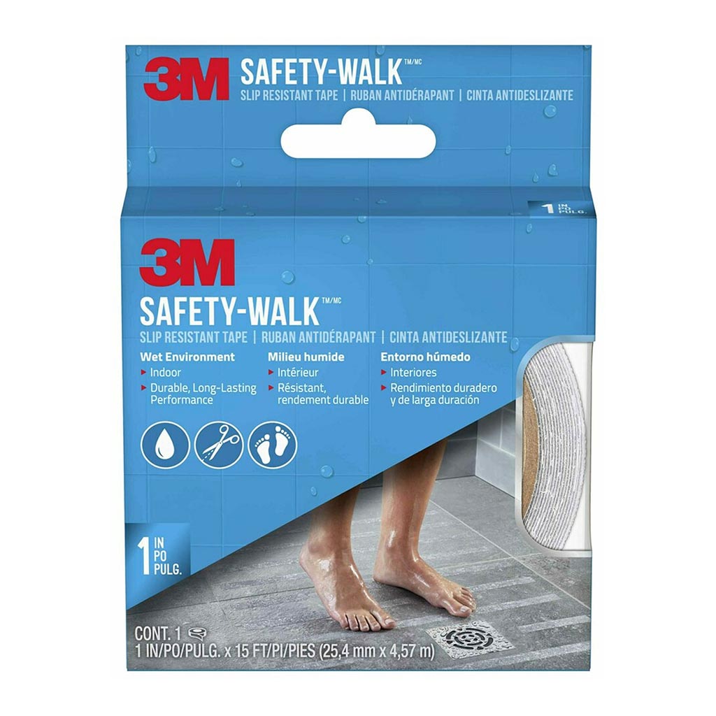 3M Safety Walk Slip Resistant Tape 220C-R1X180 25.4mmx4.57m Clear