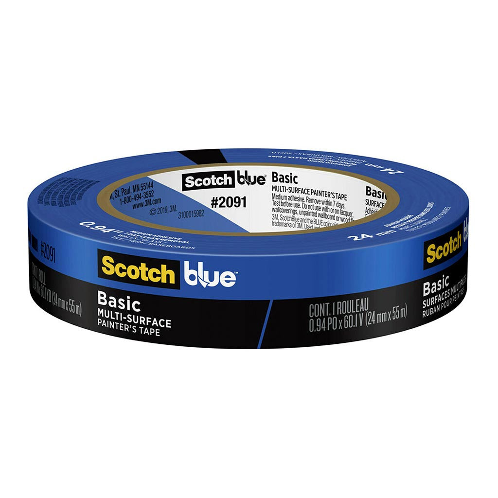 ScotchBlue Painter's Tape 2091-24EP Basic 24mm x 55m