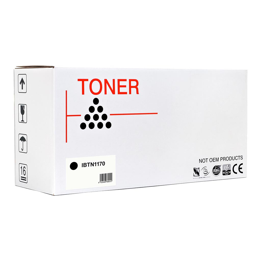 Icon Compatible Brother TN1170 Black Toner Cartridge