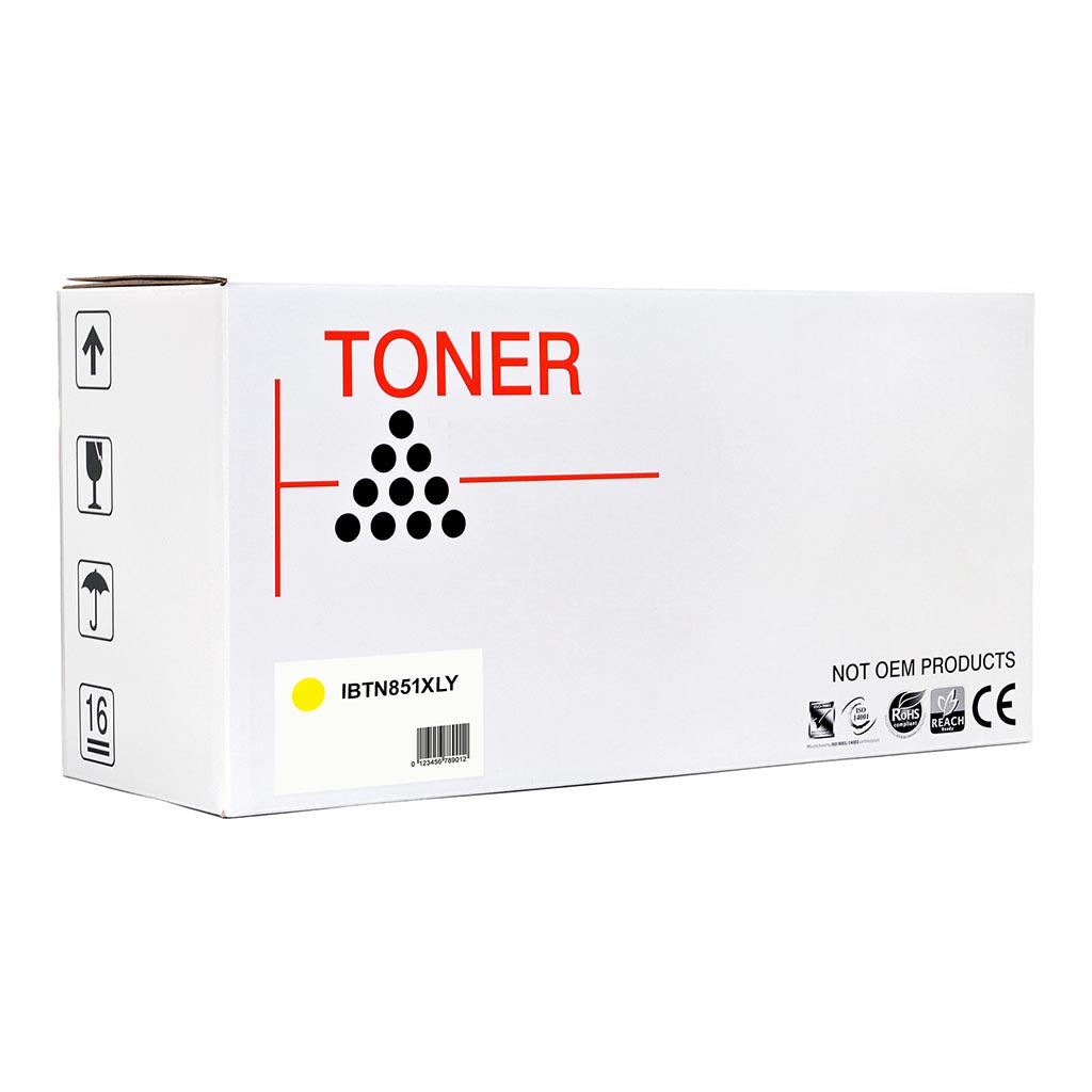 Icon Compatible Brother TN851XL Yellow Toner Cartridge