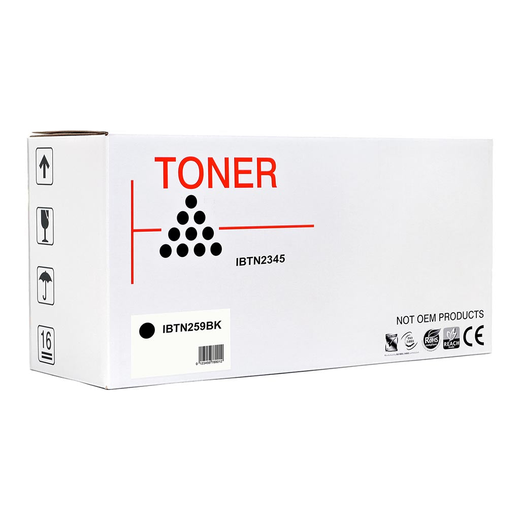 Icon Compatible Brother TN259BK Black Toner Cartridge