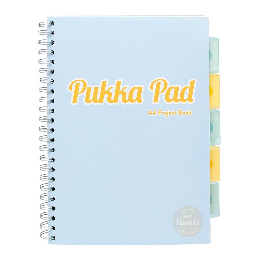 Pukka Pastel Project Book A4 Blue