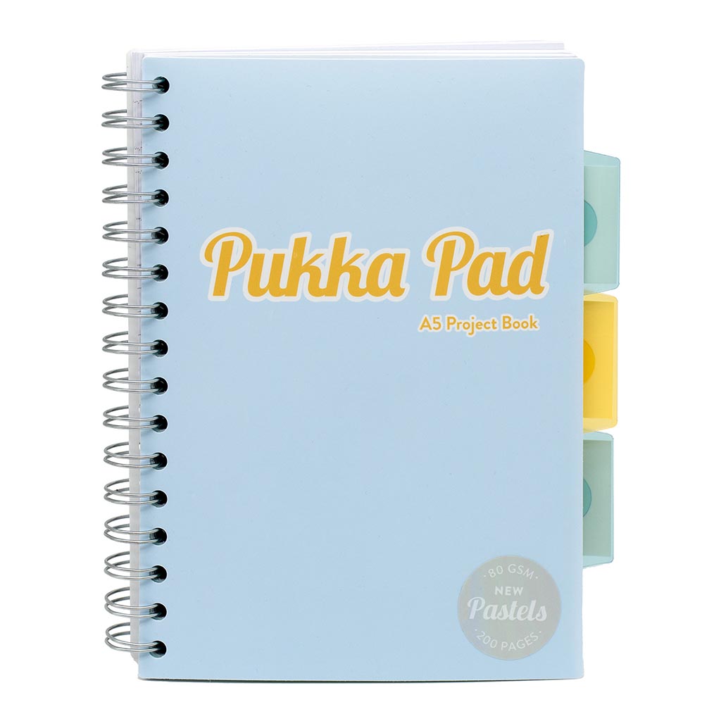 Pukka Pastel Project Book A5 Blue
