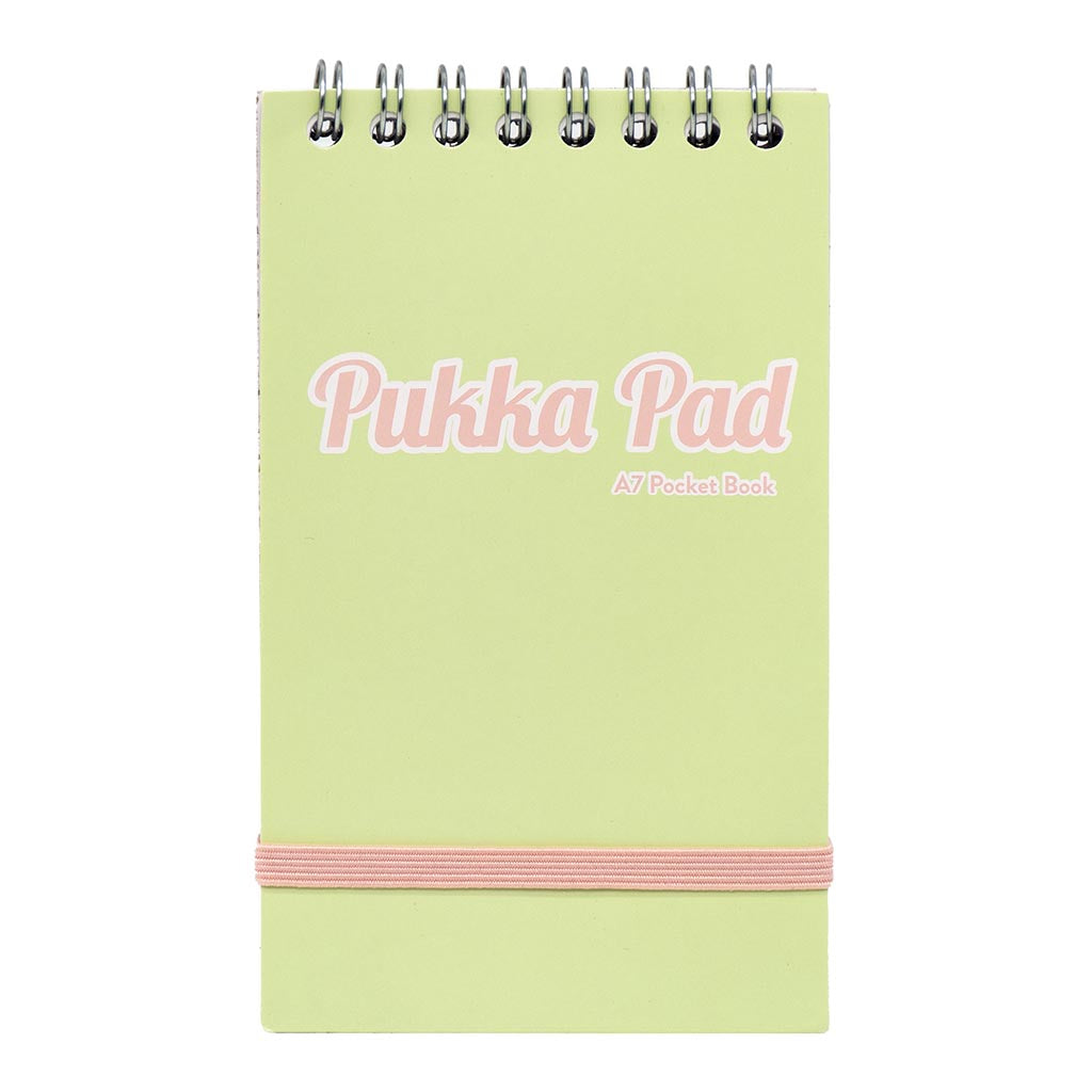 Pukka Pastel Notepad A7 Green