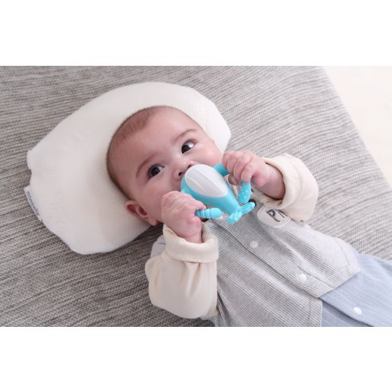 Nora Narwhal Silicone Teether - Old Rose - Smily Mia