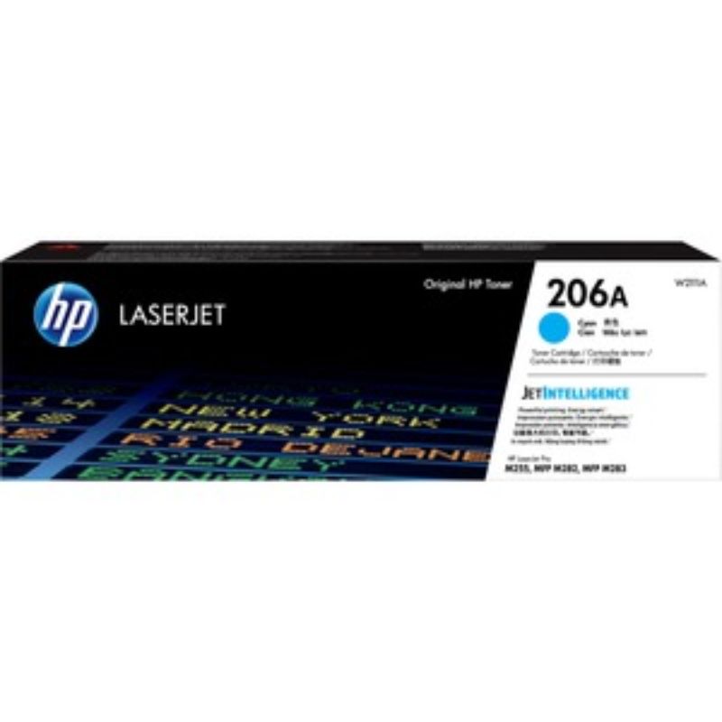 HP 206A Original Toner Cartridge - Cyan - Laser - 1250 Pages