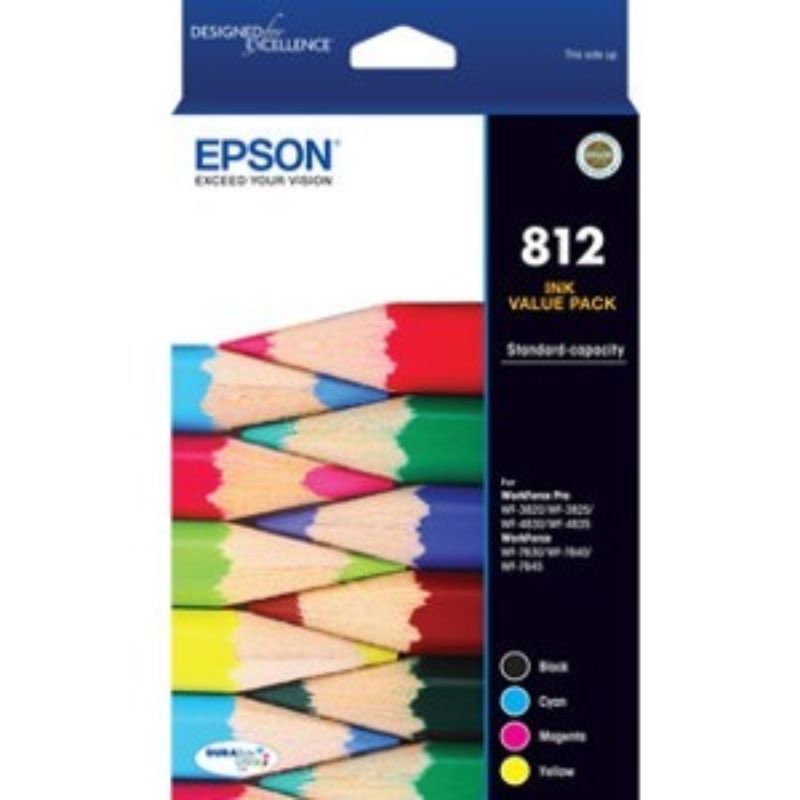 Epson DURABrite Ultra 812 Original Ink Cartridge - Value Pack