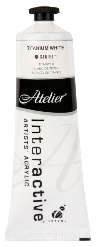 Acrylic Paint - Atelier 80ml Titanium White