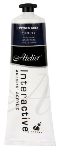 Acrylic Paint - Atelier 80ml Paynes Grey
