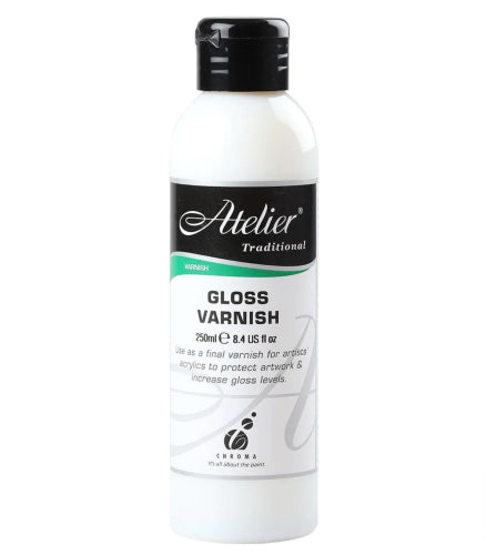 Acrylic Paint - Atelier Gloss Varnish 250ml