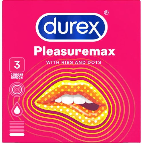 Durex Pleasuremax 3’s ( 3 Pack )
