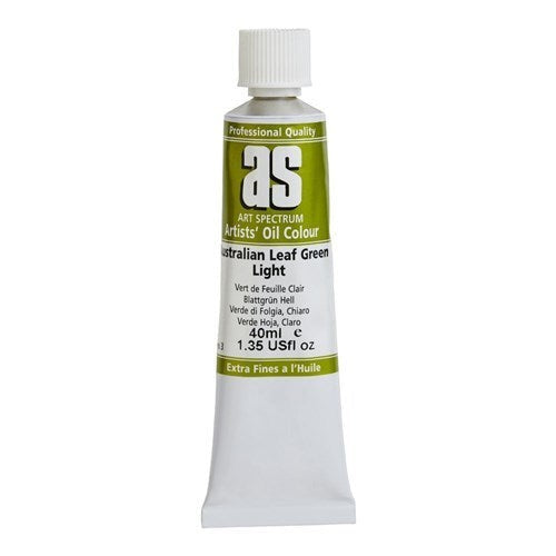 Artist Oil Paint - As Oil 40ml S3 Aust Leaf Green Light