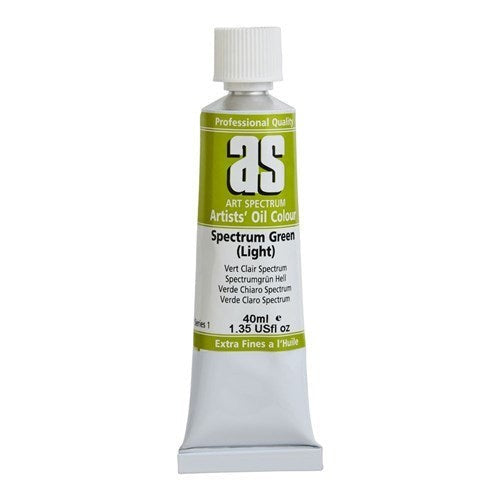 Artist Oil Paint - As Oil 40ml S1 Spec Green Light