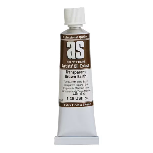 Artist Oil Paint - As Oil 40ml S1 T/Brown Earth
