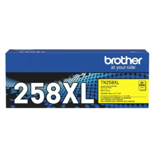 Brother TN258XLY High Yield Toner Yelllow