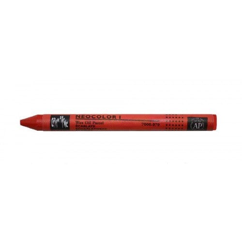 Crayon - Caran D’ache Neocolor 1 Wax Oil Scarlet - Pack of 10