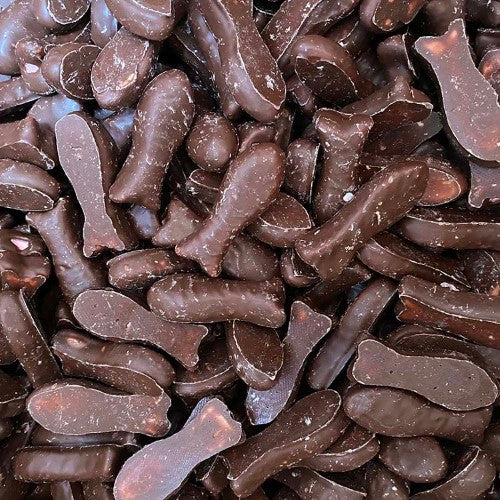 Rainbow Confectionery Choc Fish - 5Kg Box