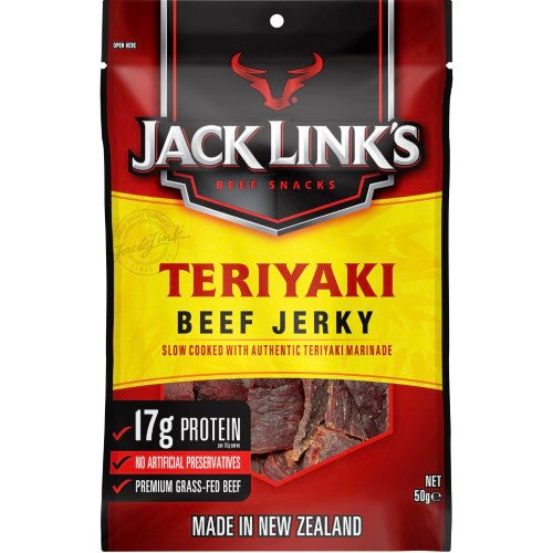 Jack Link’s Beef Jerky Teriyaki 50g ( 10 Pack )