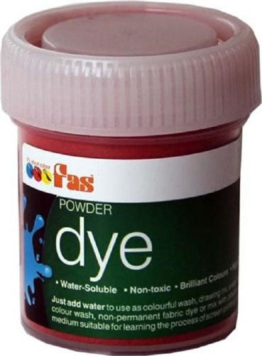 Fabric Colour Dye - Fas Watersoluble Dye 30gm Brill Red