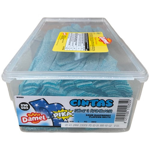 Damel Sour Raspberry Belts ( 210 Pack )
