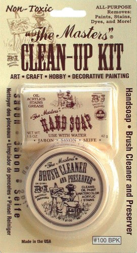Brush Cleaners - Masters Clean Up Value Kit