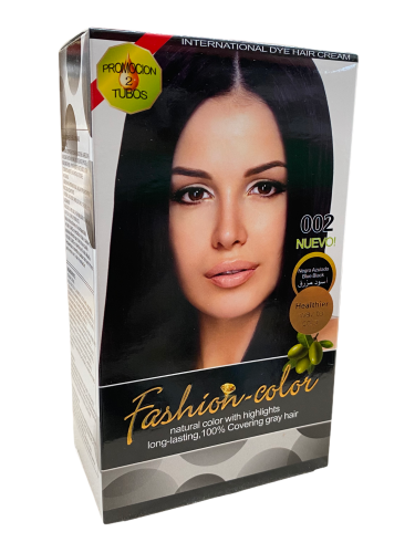 Hair Dye Blue Black #002