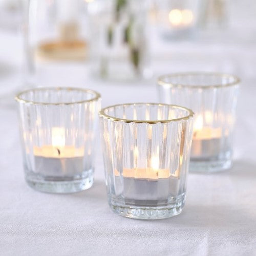 Modern Luxe Tealight Holders - Pack of 3
