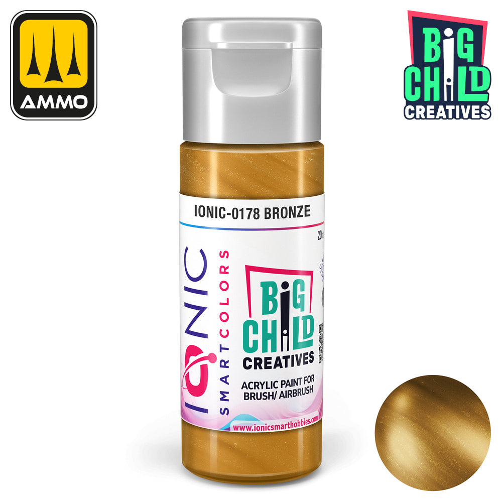 Ionic - Acrylic Paints - Bronze 20ml - Model Paint