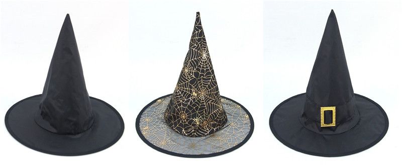 BASIC WITCH HAT (Set of 6 Assorted)
