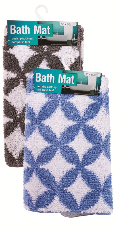 BATH MAT - SOFT PLUSH 80cm (Assorted)