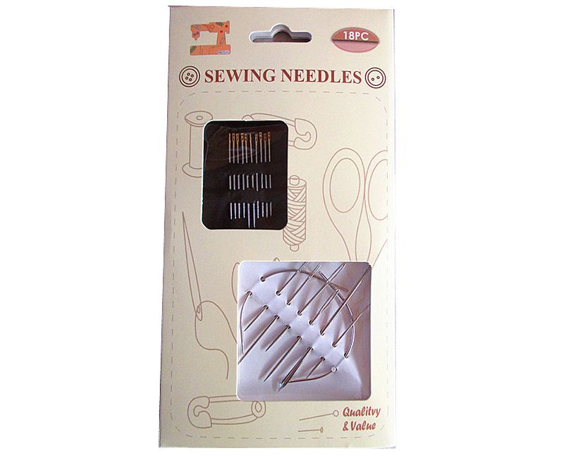 SEWING NEEDLES - 18PC (6 Packs)