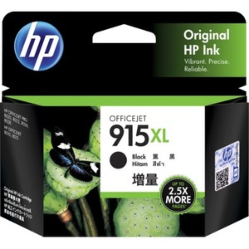 HP 915XL Ink Cartridge - Black - Inkjet