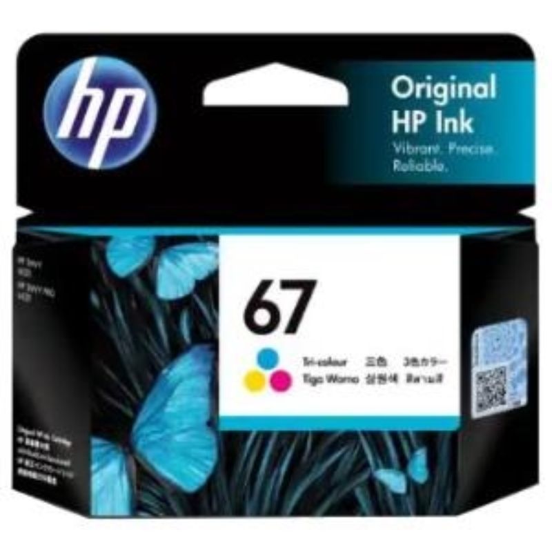 HP 67 Original Ink Cartridge - Tri-colour - Inkjet