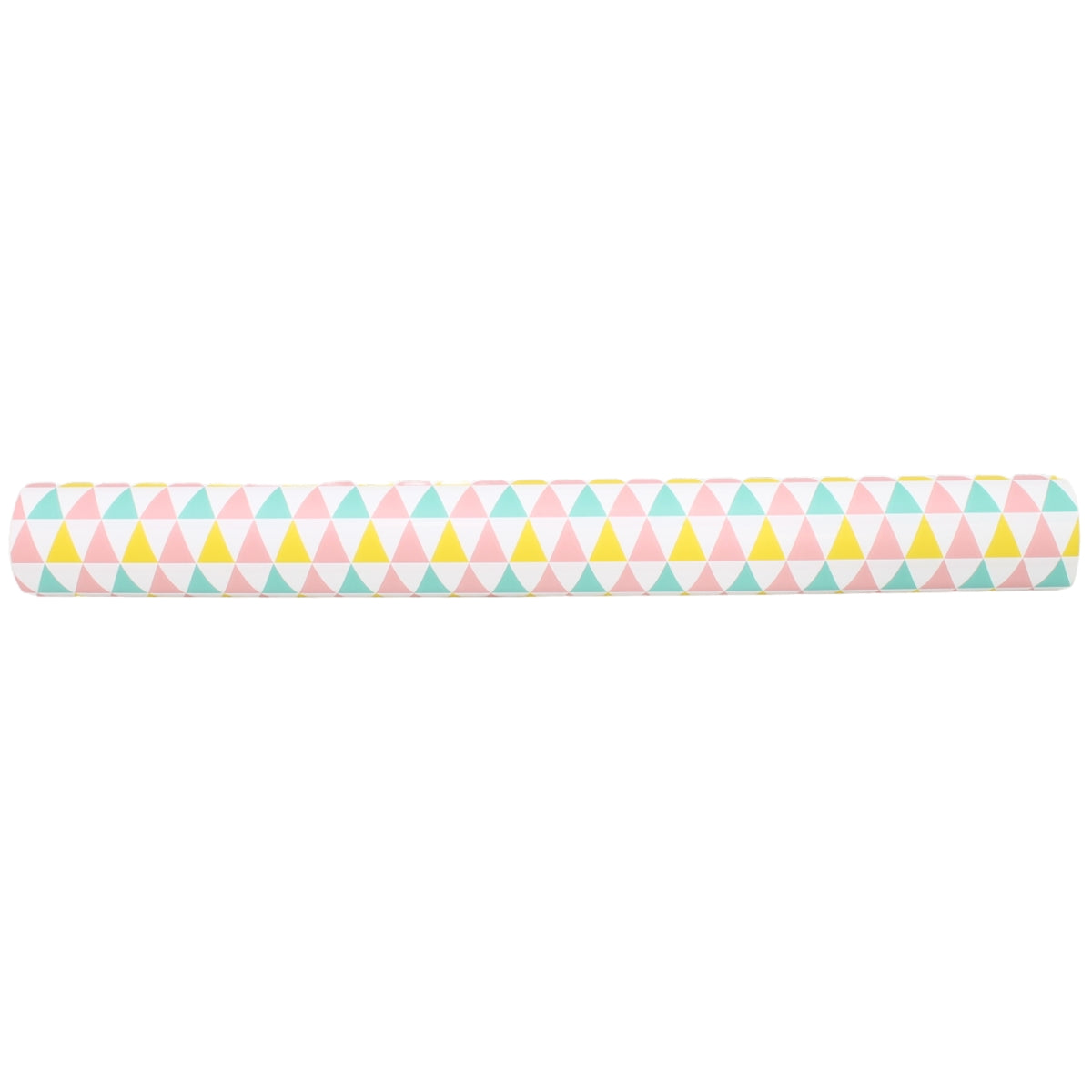 Gloss White Gift Wrapping Paper Multi-Coloured Triangles