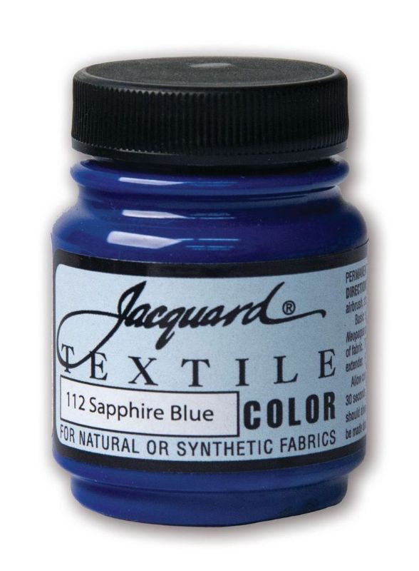 Paint - JACQUARD TEXTILE COLOURS SAPPHIRE BLUE 112 (66.54ml)