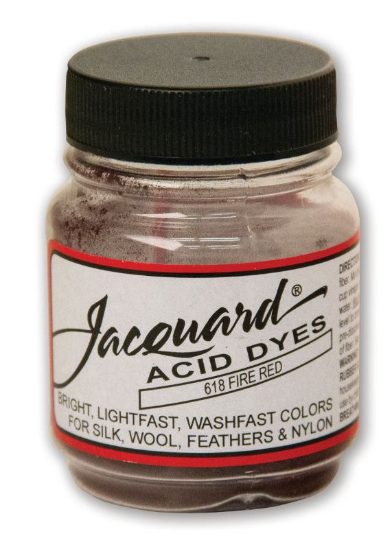 ACID DYE - JACQUARD FIRE RED 618 (14.17G)