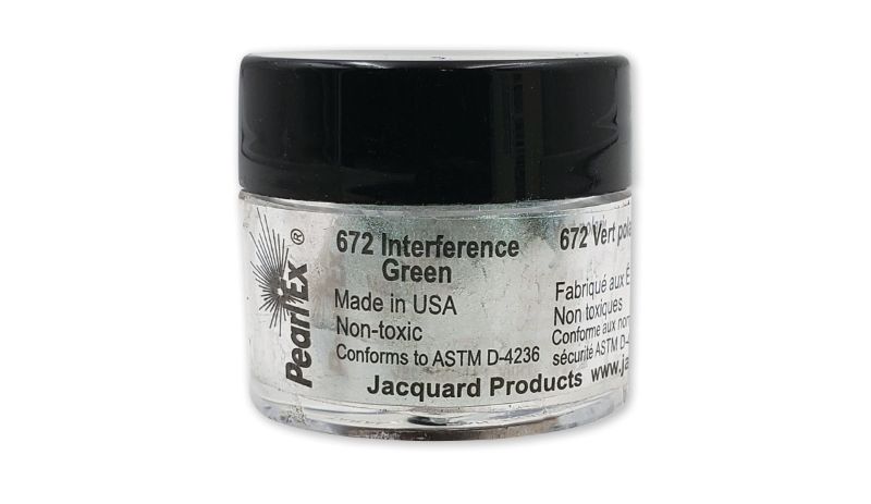 PEARL EX Powdered Pigment - JACQUARD INTERFERENCE GREEN 672 (3g)