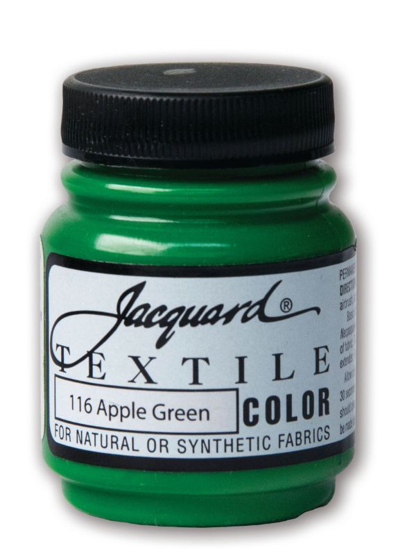 Paint - JACQUARD TEXTILE COLOURS APPLE GREEN 116 (66.54ml)