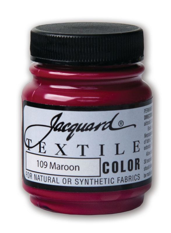 Paint - JACQUARD TEXTILE COLOURS MAROON 109 (66.54ml)