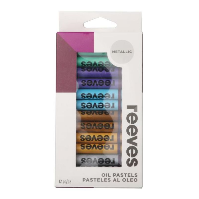 Reeves Oil Pastel Set - Metallic (Set of 12)