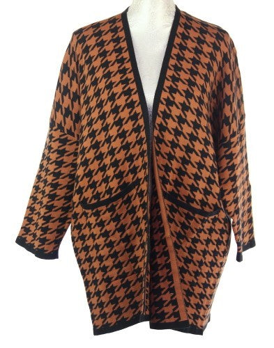 Tara Houndstooth CARAMEL