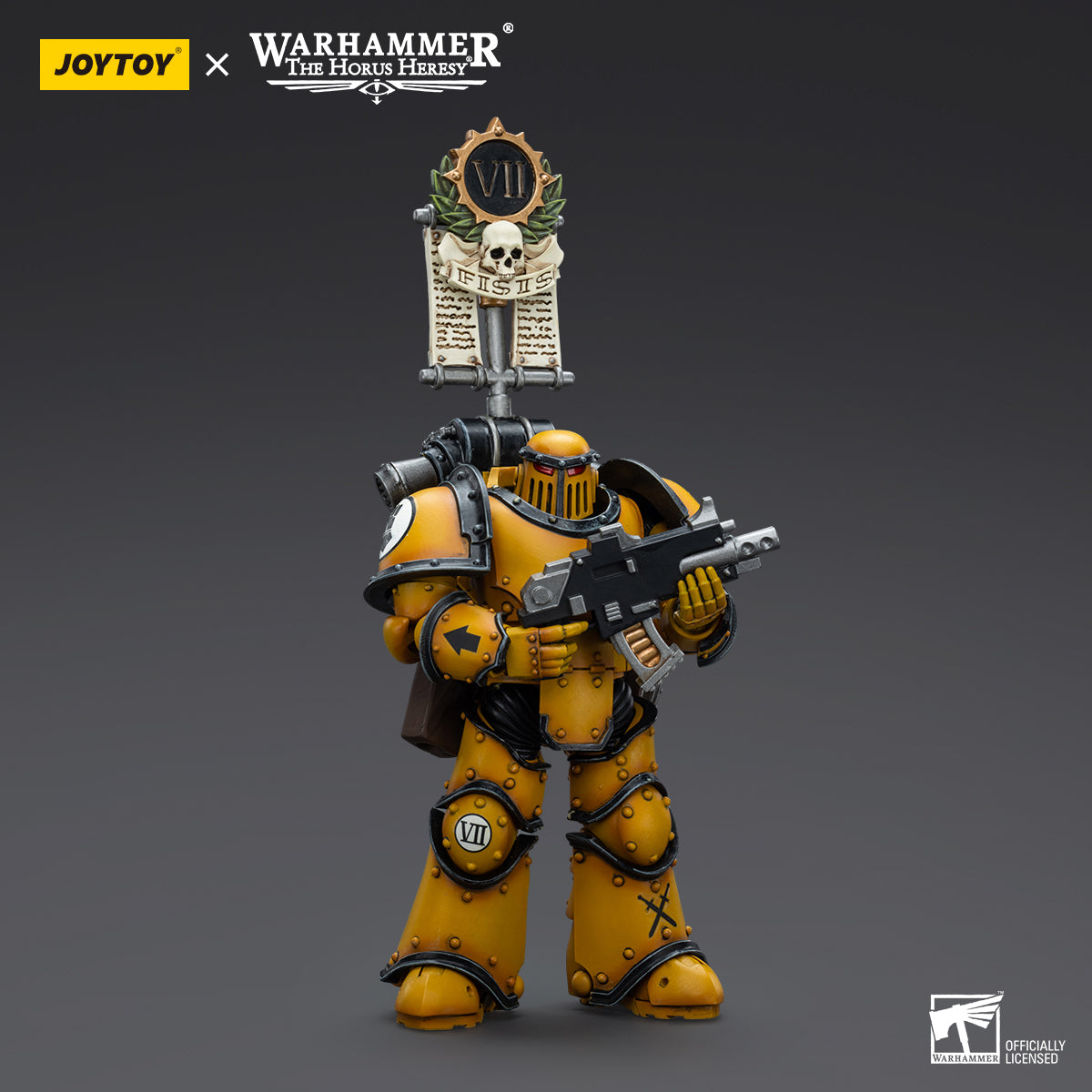 Warhammer 40K 1/18 Imperial Fists Legion - Tactical Squad Sgt with Power Sword