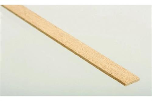 Mahogany Model Wood Strips 0.7 x 3 x 550mm 50 Pack - Billing Boats BW1003