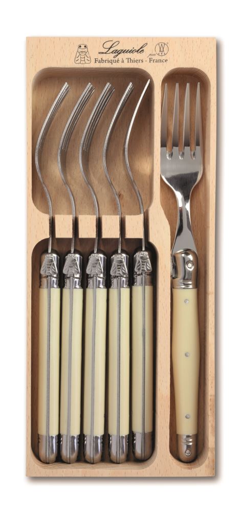 Forks - Set of 6 - Andre Verdier - Ivory