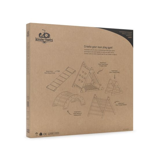 Pikler Triangle - Large Triple Climber - Kinderfeets
