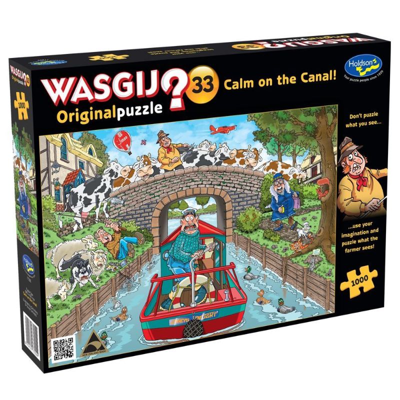 Jigsaw Puzzle - WASGIJ CALM ON THE CANAL (1000pc)