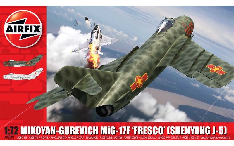 Airfix Kit Model - MMikoyan-Gurevich MiG-17F Fresco