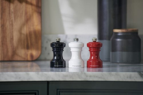 Cole & Mason Hoxton White Gloss Pepper Mill 104mm