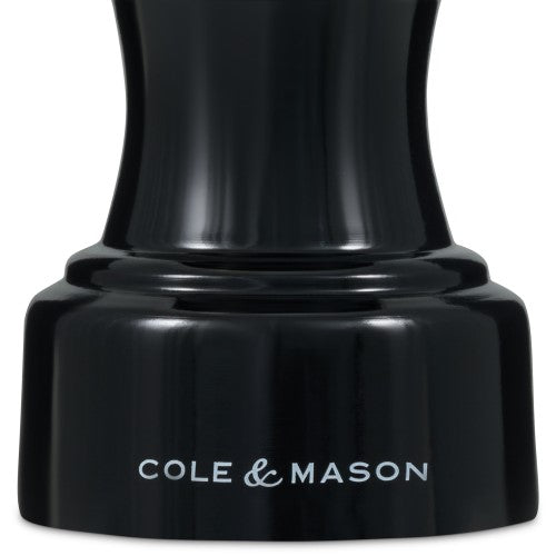Cole & Mason Hoxton Black Gloss Salt Mill 104mm