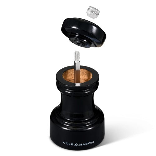 Cole & Mason Hoxton Black Gloss Pepper Mill 104mm